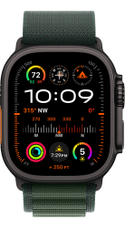 Apple Watch Ultra 2 Schwarz Titangehäuse 49 mm